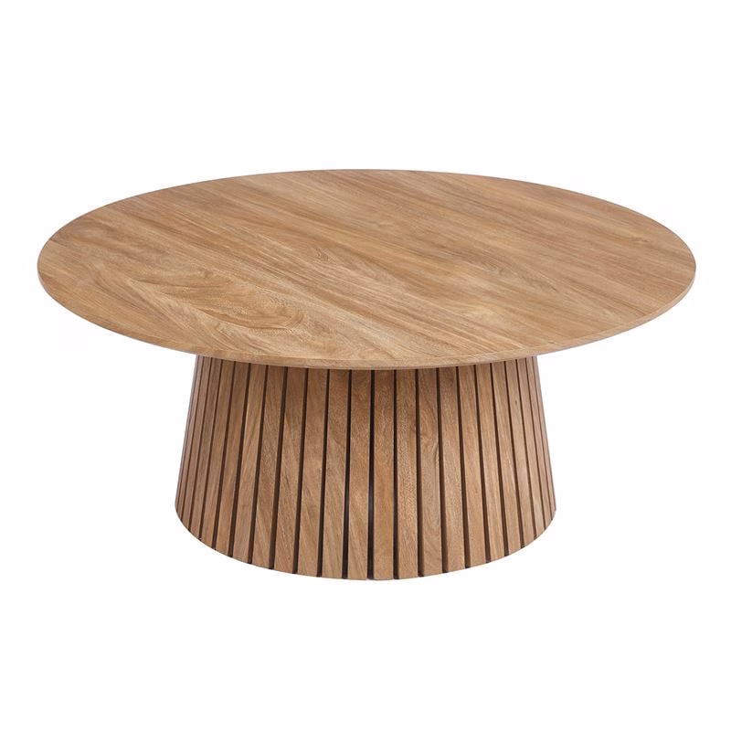 RIM-II Τραπεζάκι Σαλονιού-Καθιστικού, ΜDF Απόχρωση Φυσικό