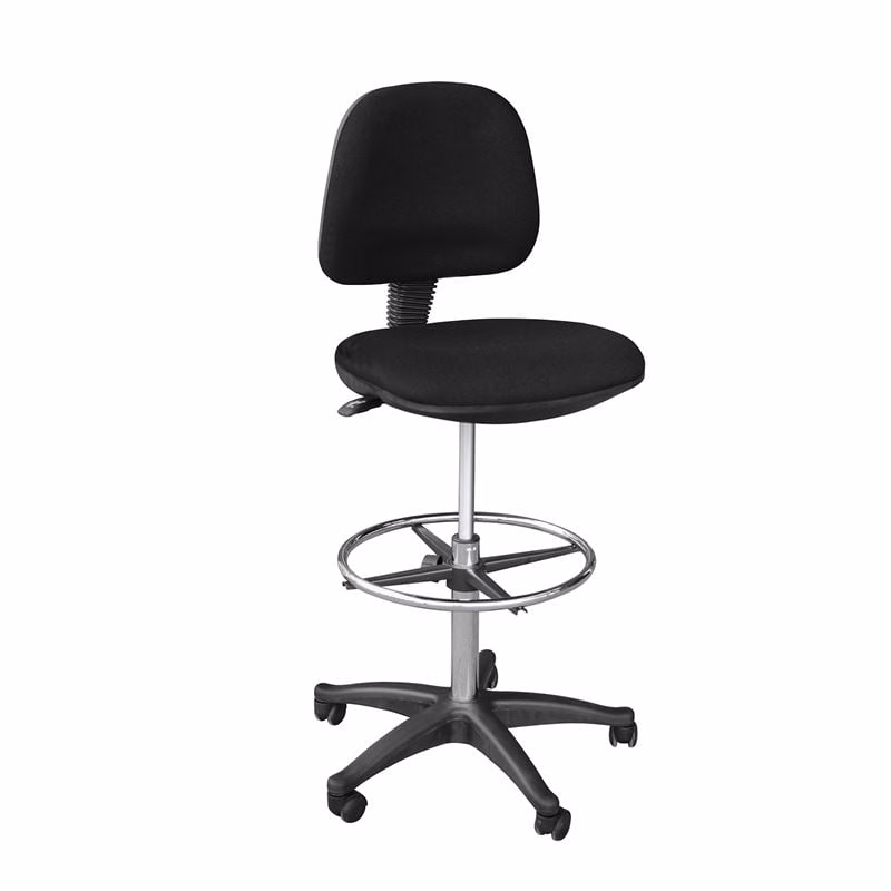 BF501 Reception-Cashier Bar Stool, Black