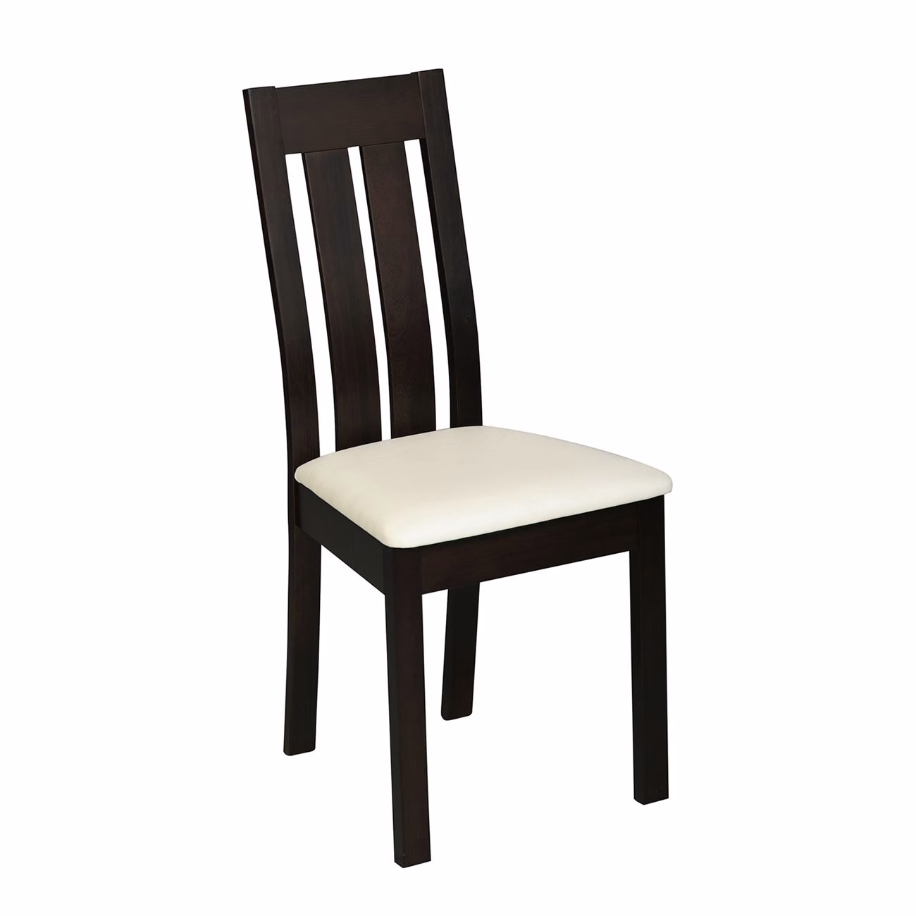 REGO Chair Dark Walnut/Pvc Εcru - Image 2