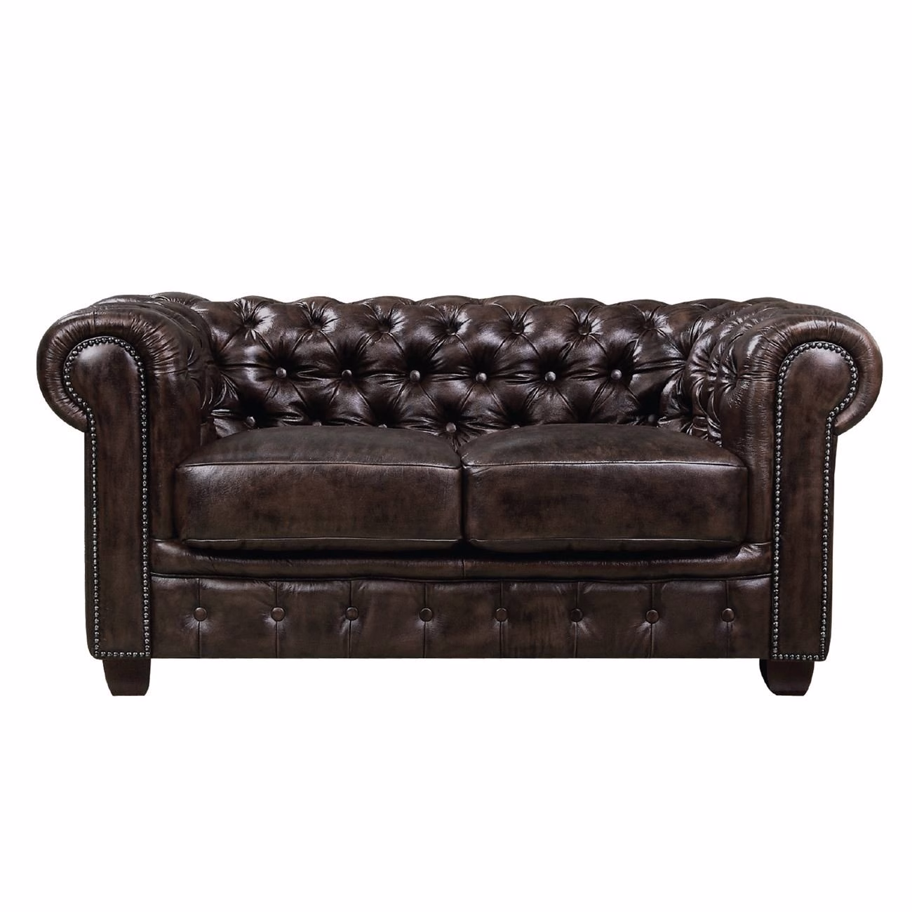 CHESTERFIELD Birmingham 2-S Leather Brown - Image 2