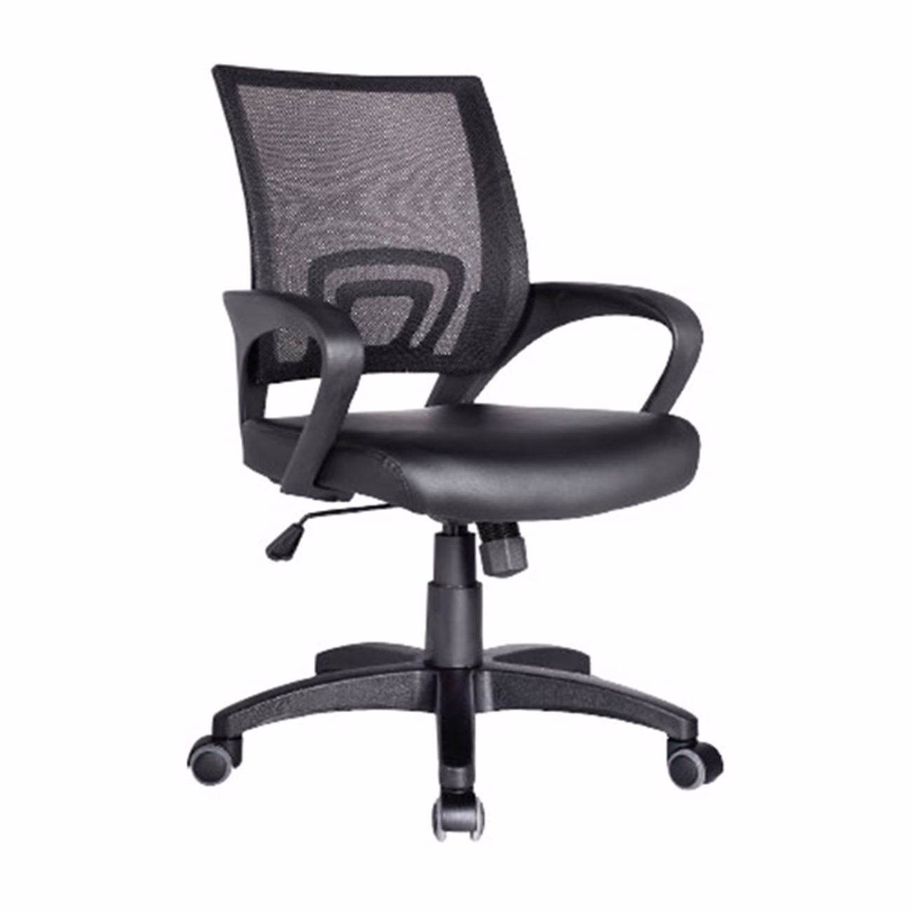 BF2101 (with relax) Office Armchair-Pro Black Mesh/Pu - Image 2