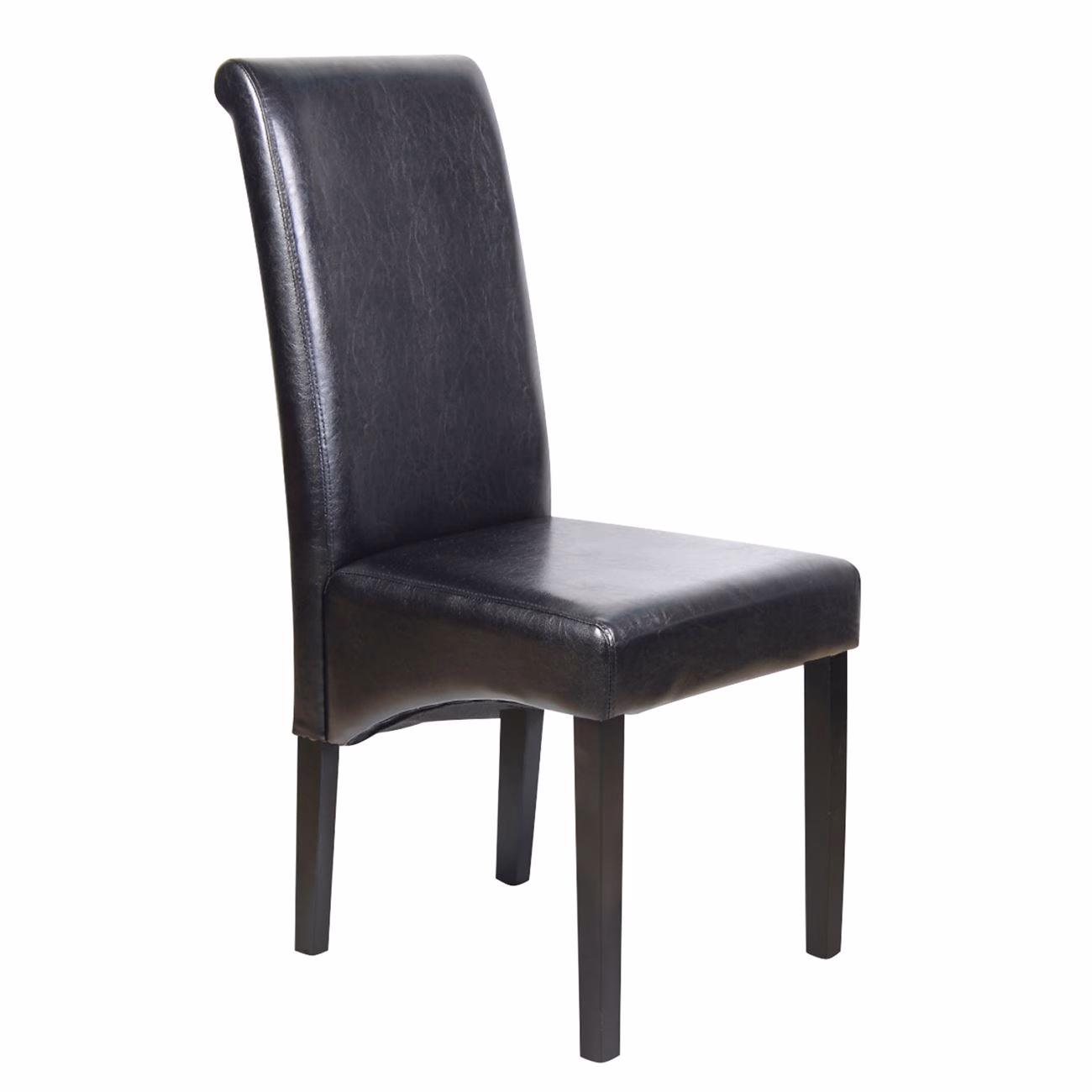 MALEVA-Η Chair Pu Brown/Wenge - Image 2