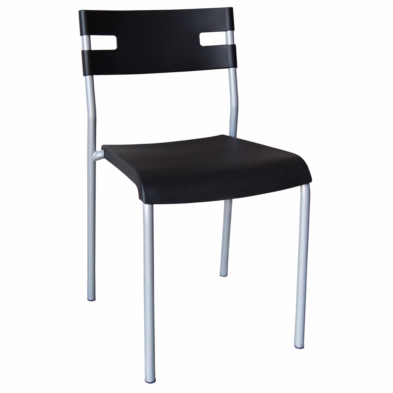 SWIFT Chair PP Black/Metal Silver Painting - Image 2