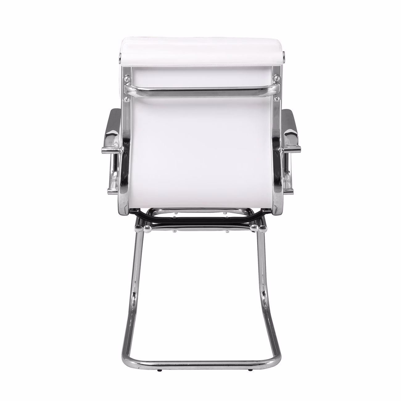 BF4800V Office Visitor Armchair White Pu - Image 5