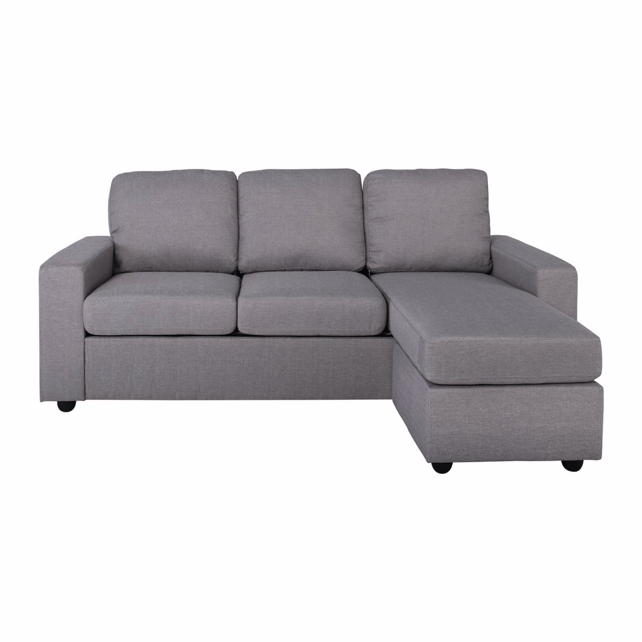 PORTLAND-W Reversible Corner Sofa Light Grey - Image 3
