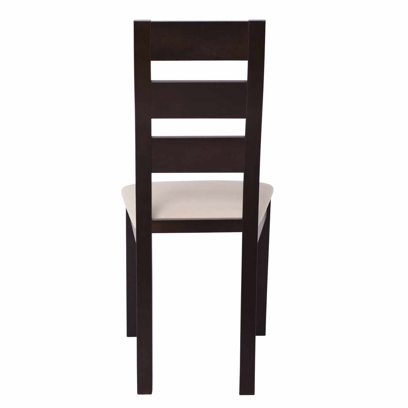 MILLER Chair Dark Walnut/Pvc Εcru - Image 4