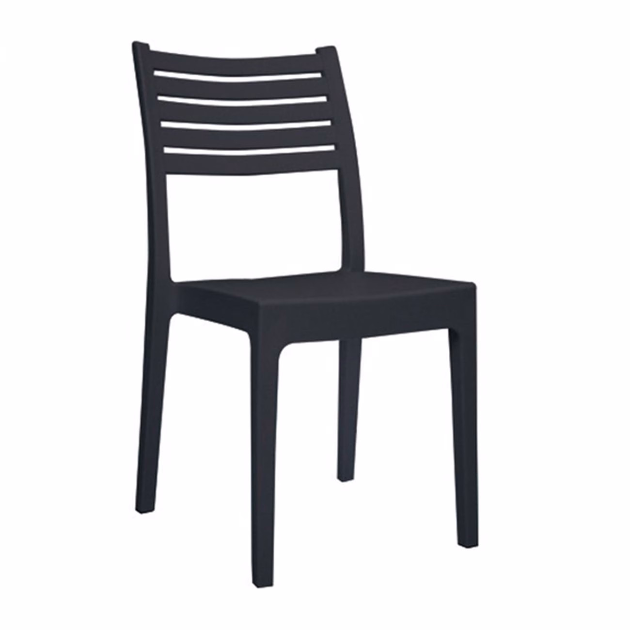 OLIMPIA Stackable Chair PP-UV Anthracite - Image 2