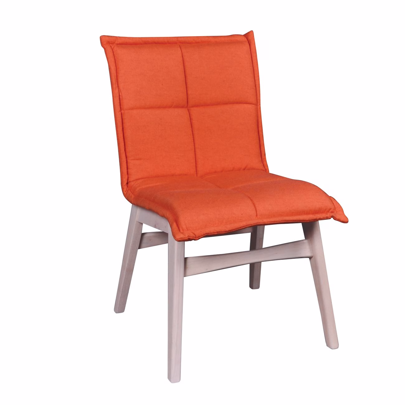 FOREX Chair White Wash/Fabric Orange - Image 2
