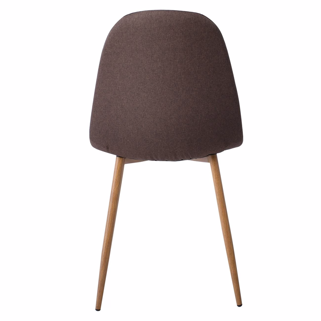 CELINA Natural Metal Chair, Gold Brown Fabric - Image 5