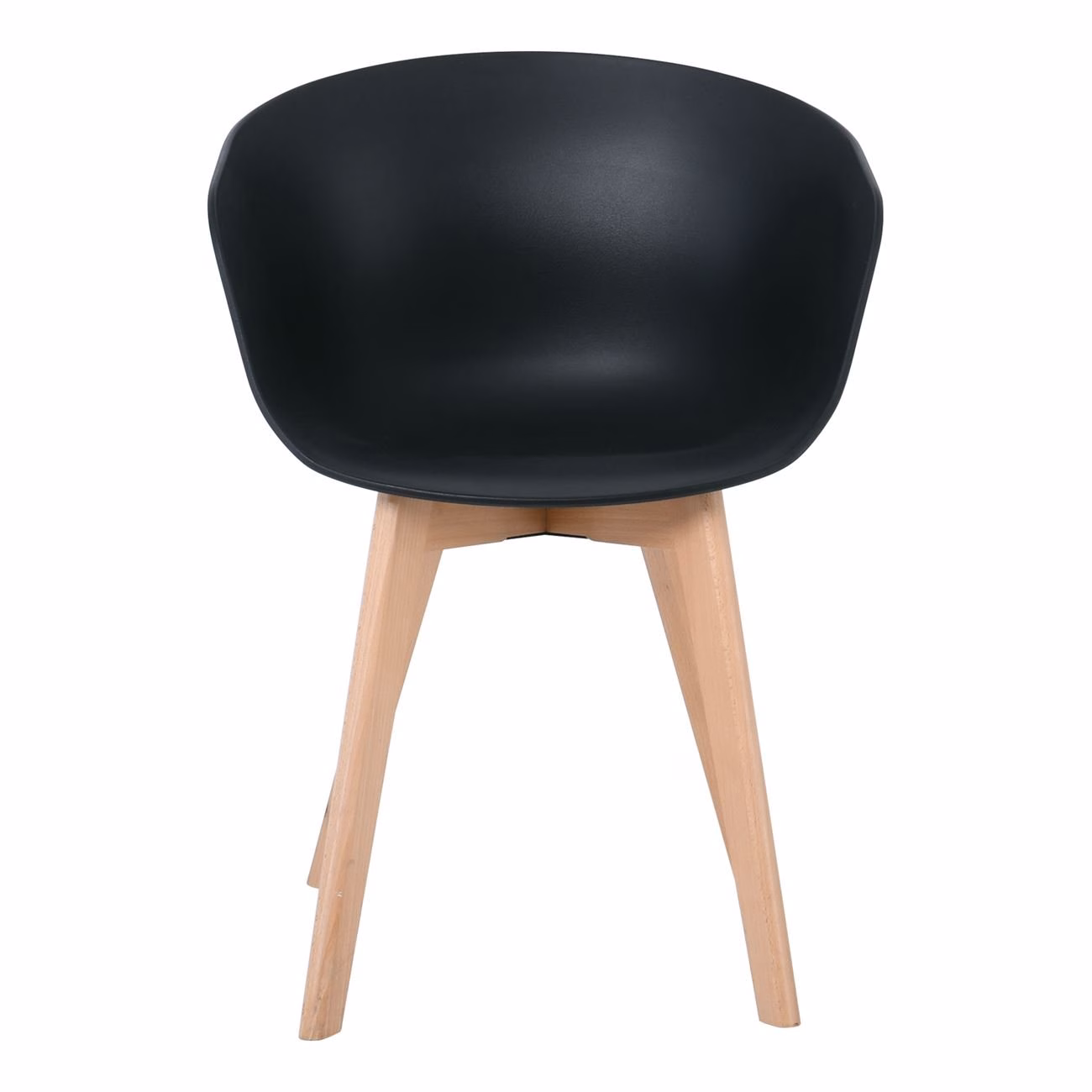 OPTIM Armchair PP Black (wooden leg) - Image 3