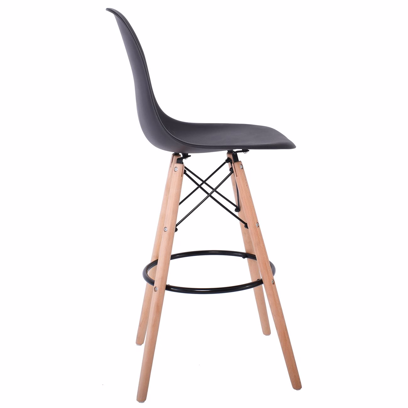 ART Wood Bar Stool PP Black - Image 3