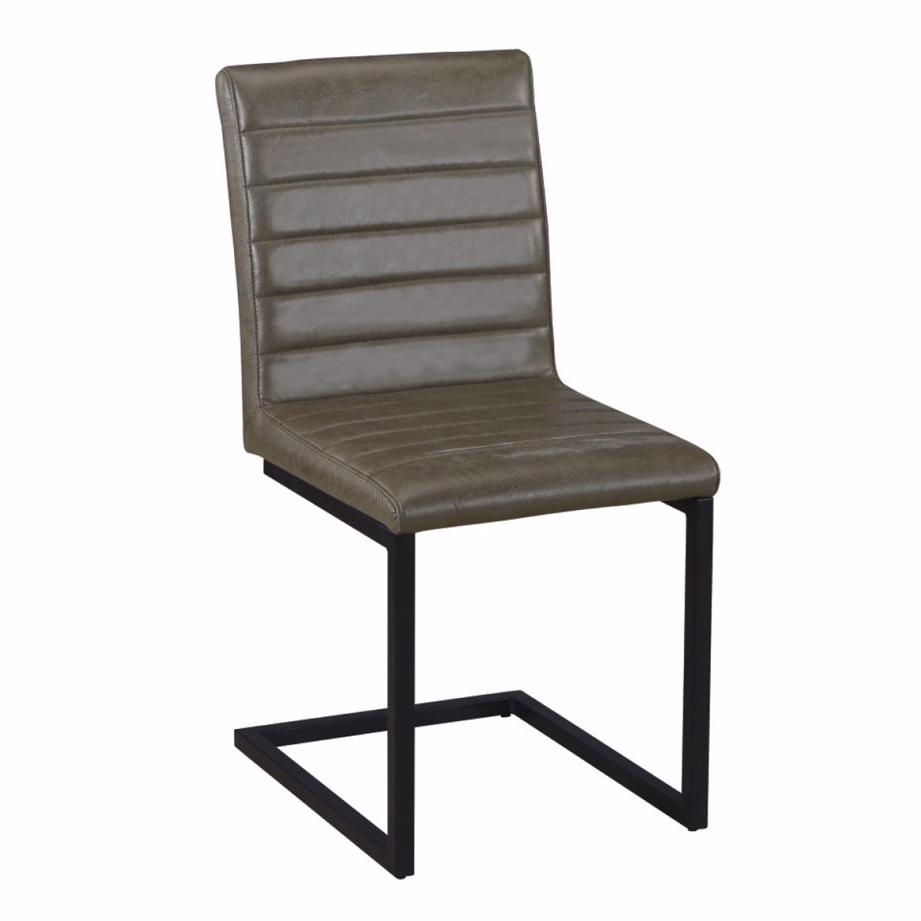 ALTO Chair Black Metal/Vintage Green Fabric - Image 2