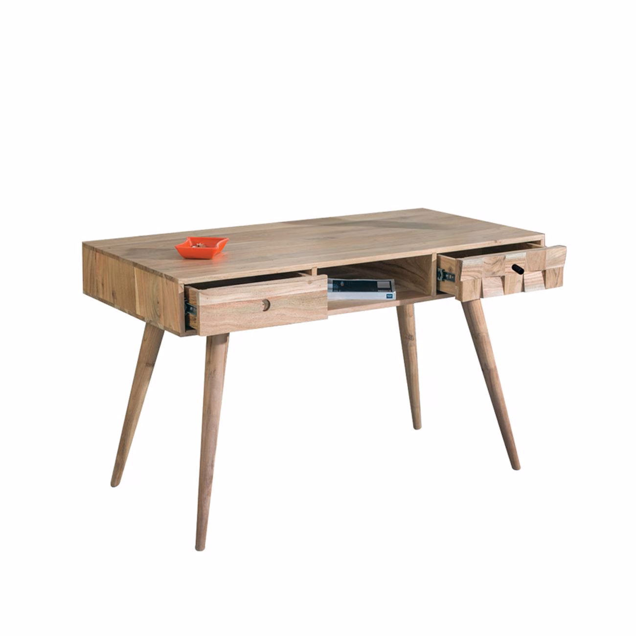 TEKA Console/Desk 117x60x76 Acacia Natural Finish - Image 2