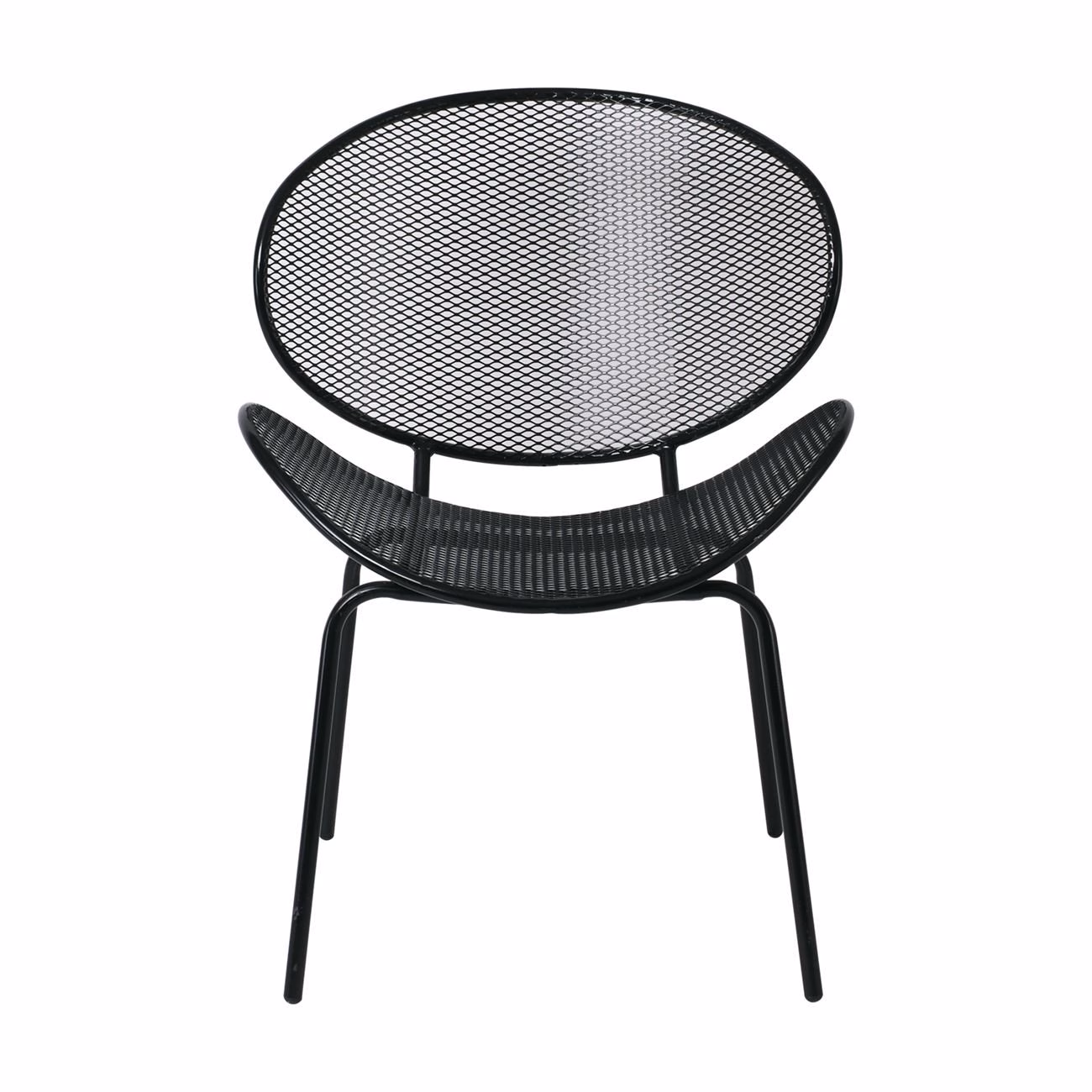 OLIVER Chair K/D Metal Mesh Black - Image 3