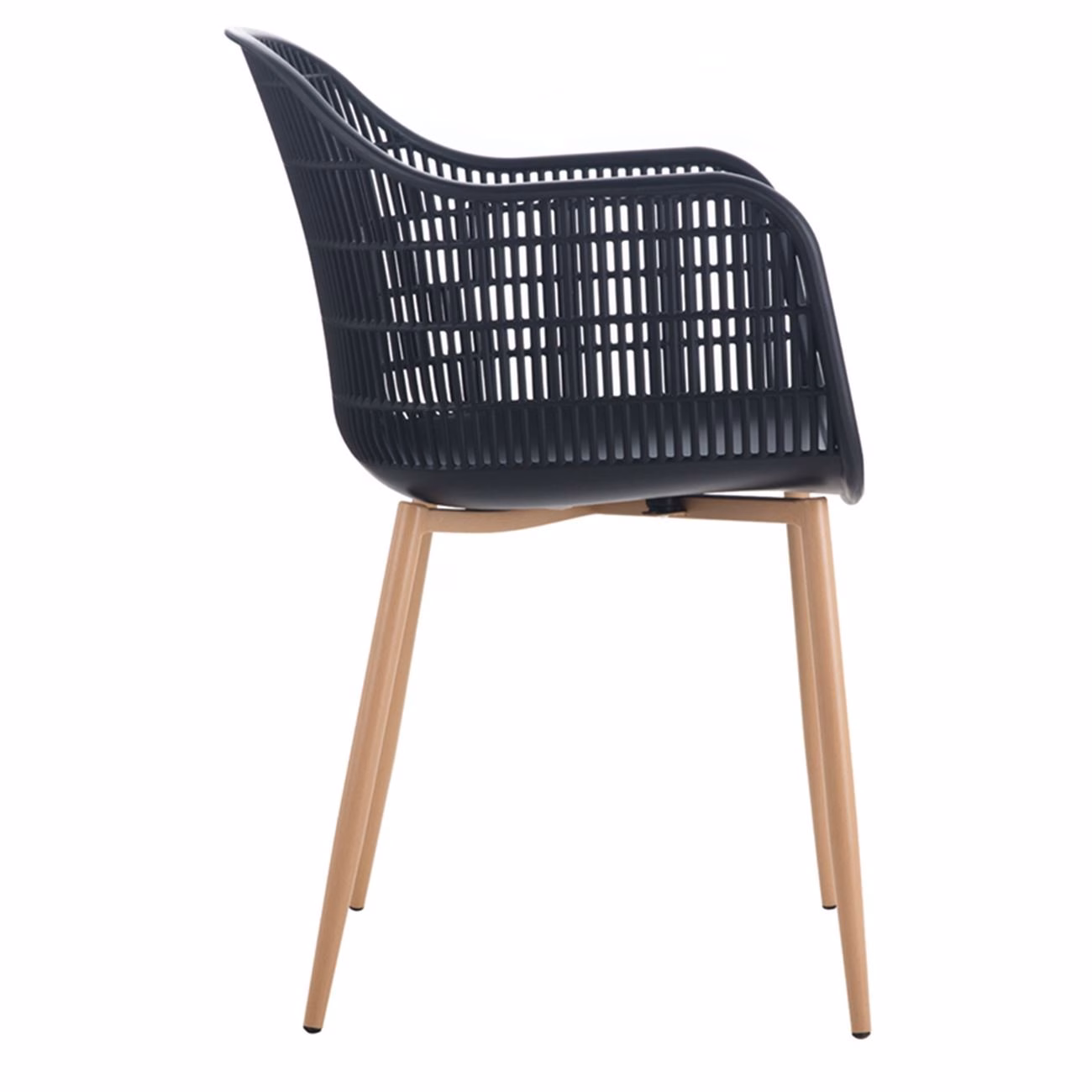 BERRY Armchair Metal Natural/PP-UV Black - Image 4