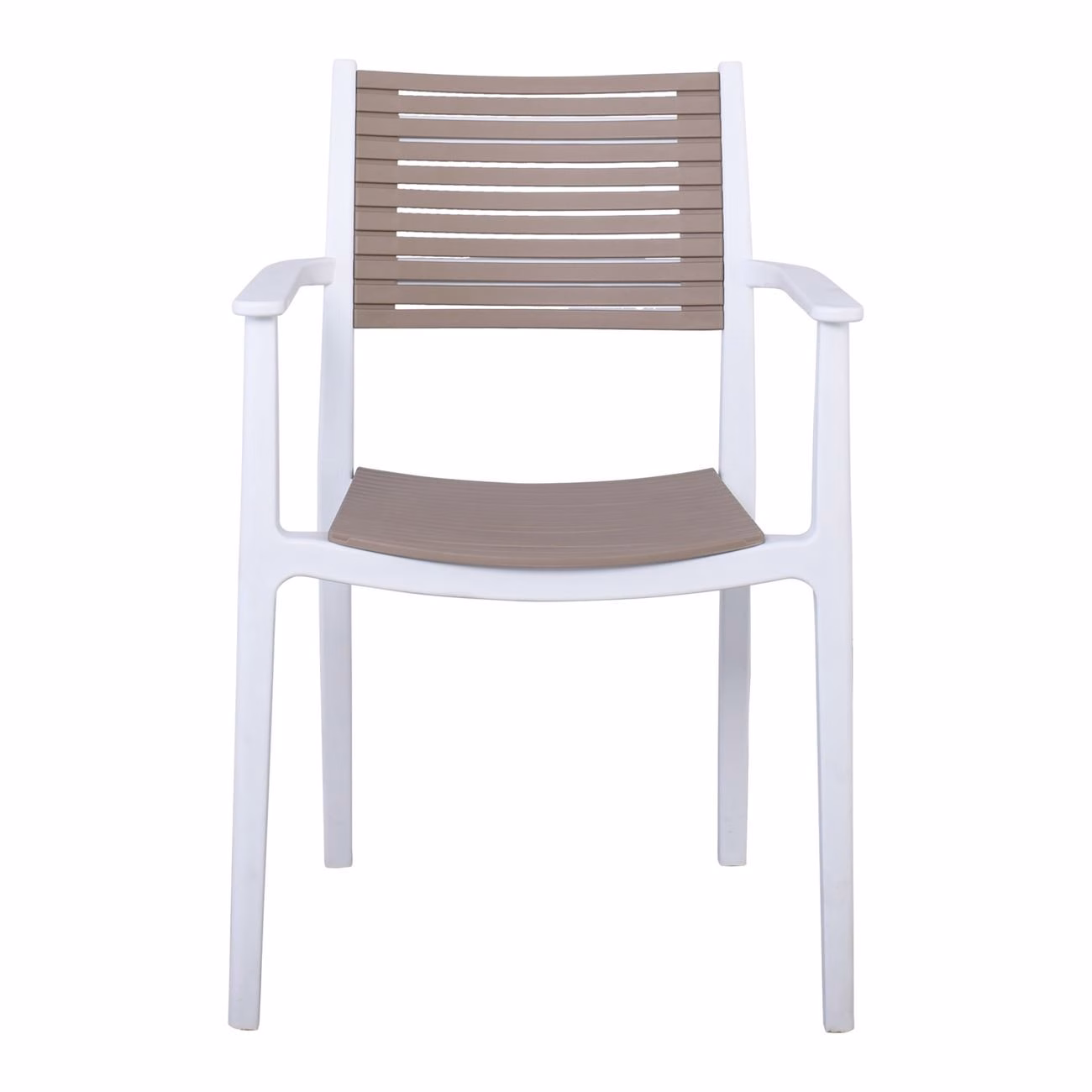 AKRON Armchair PP-UV White/Sand Beige - Image 3