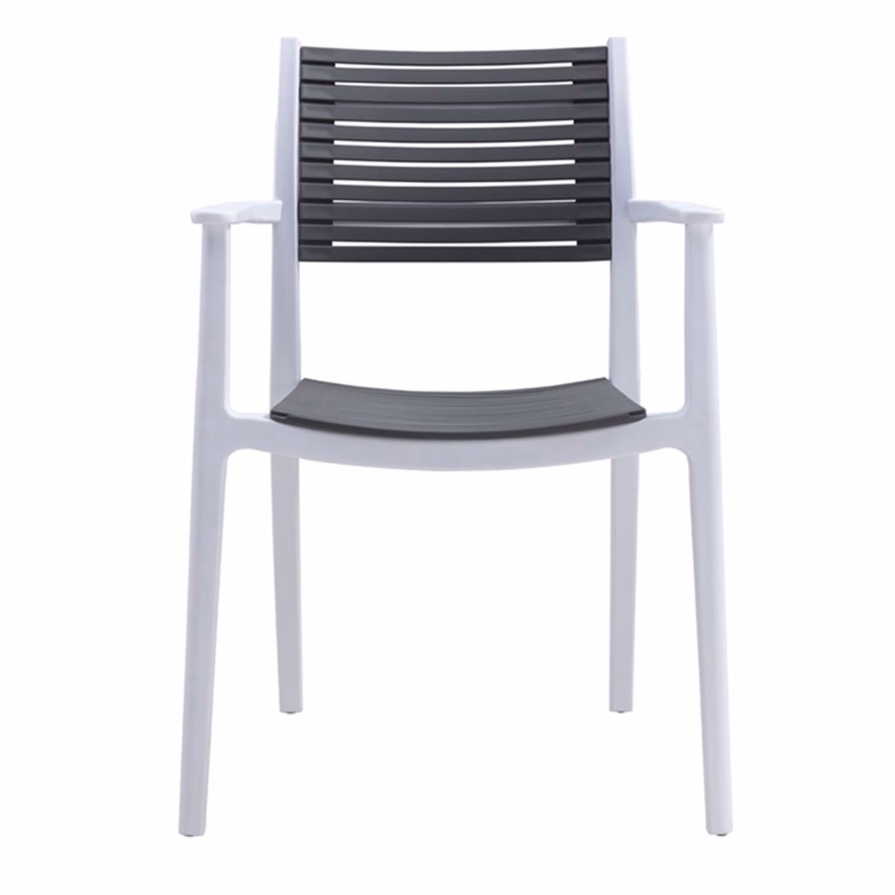 AKRON Armchair PP-UV White/Grey - Image 3