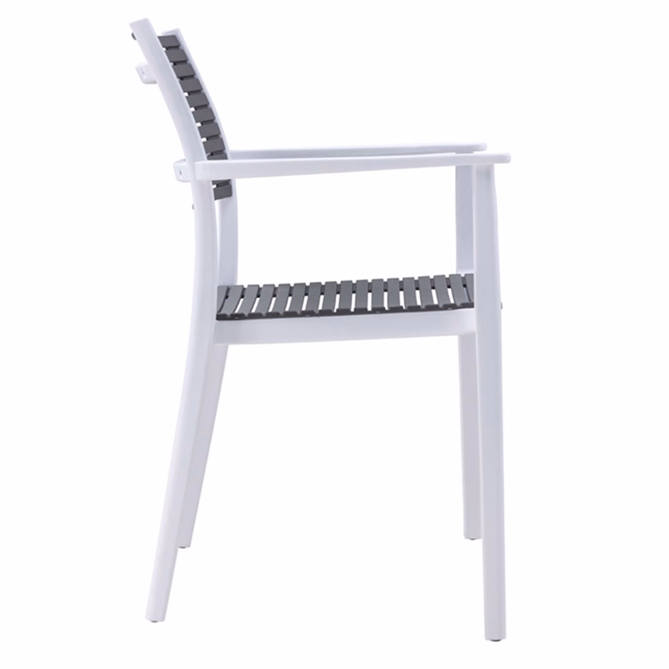 AKRON Armchair PP-UV White/Grey - Image 4