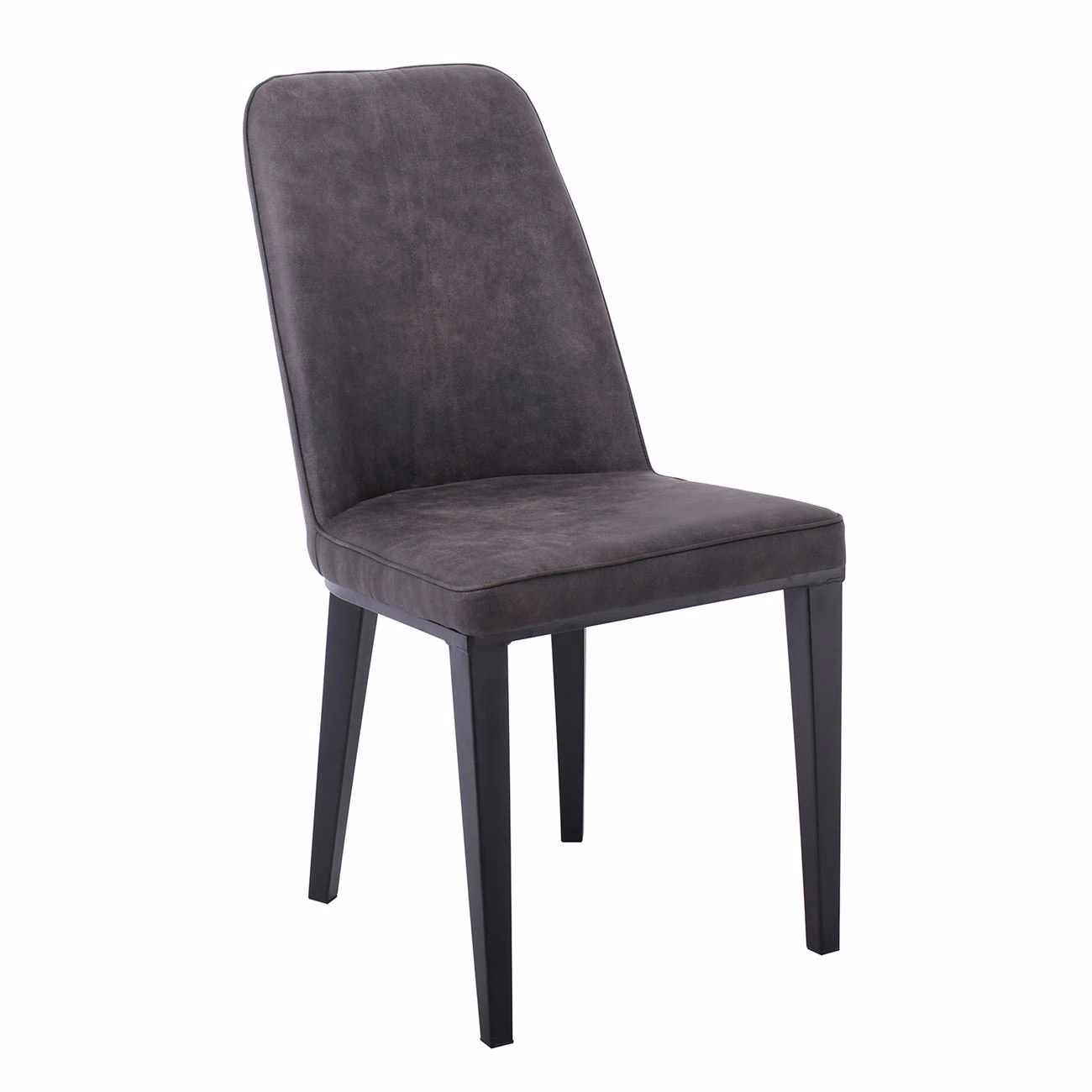 CASTER Chair Metal Black Paint/Anthracite Suede Fabric - Image 2
