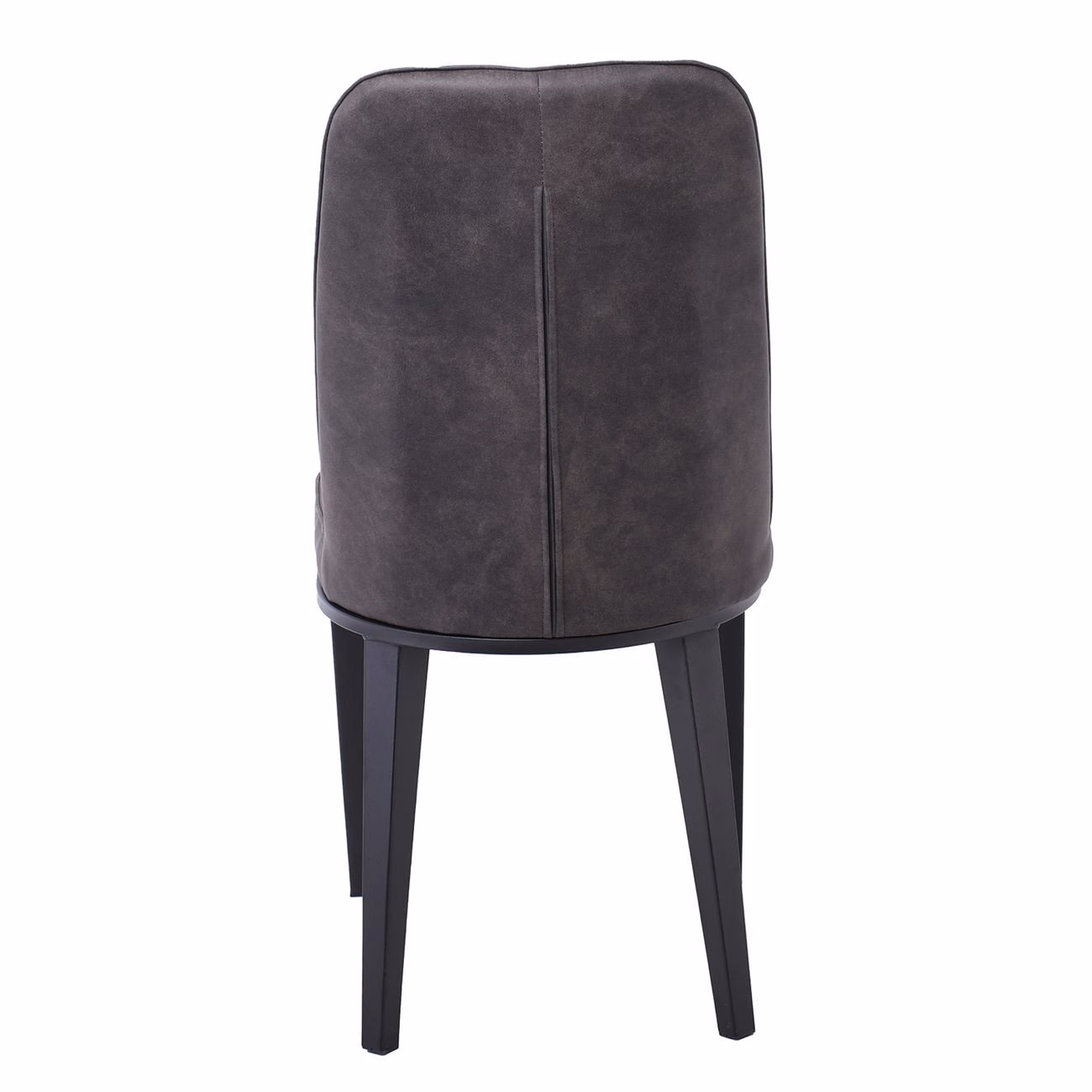 CASTER Chair Metal Black Paint/Anthracite Suede Fabric - Image 5