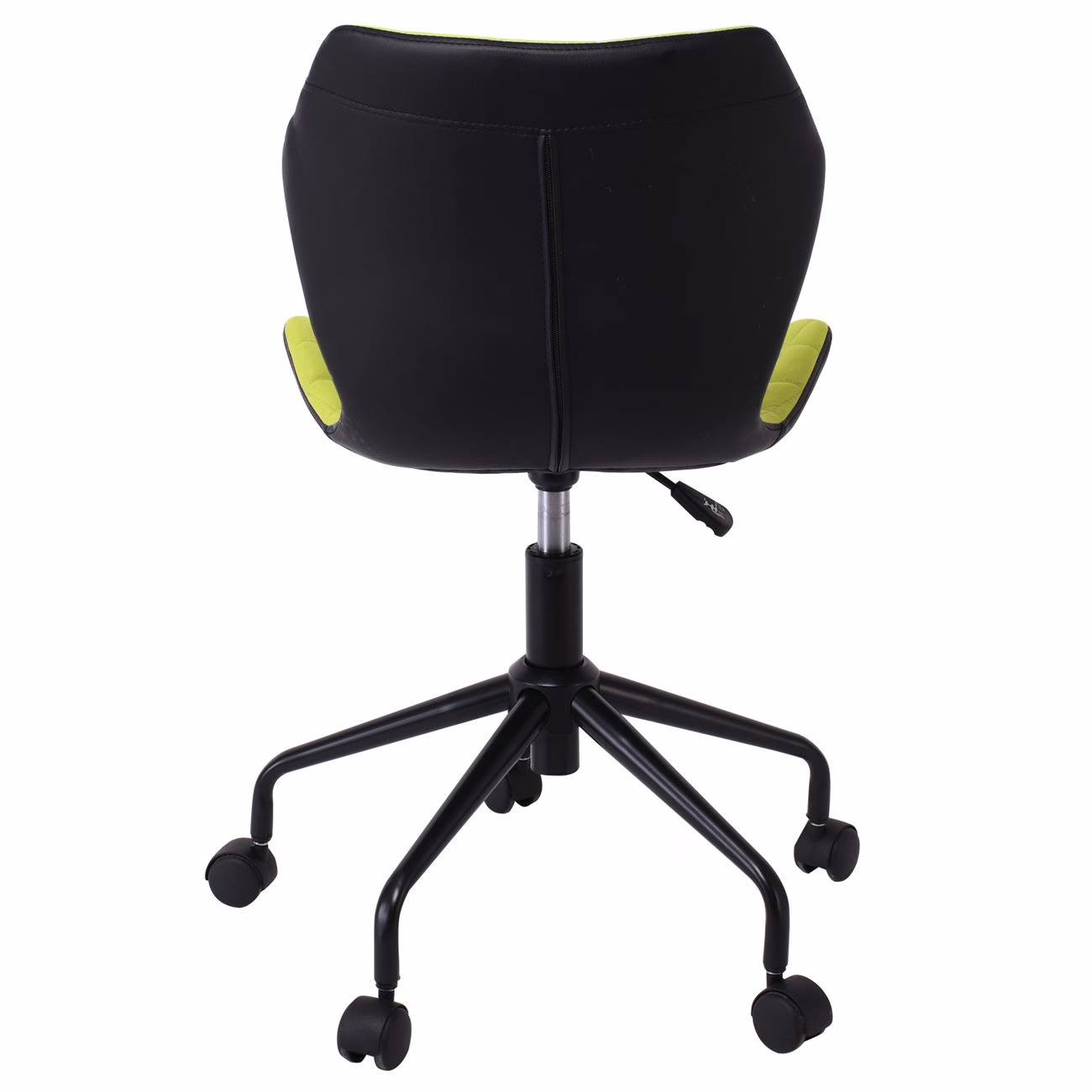 DAVID Office Chair Pu Black/Fabric Light Green - Image 4