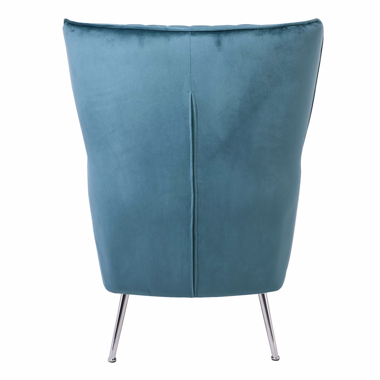 CROMA Armchair Fabric Blue Velure - Image 5