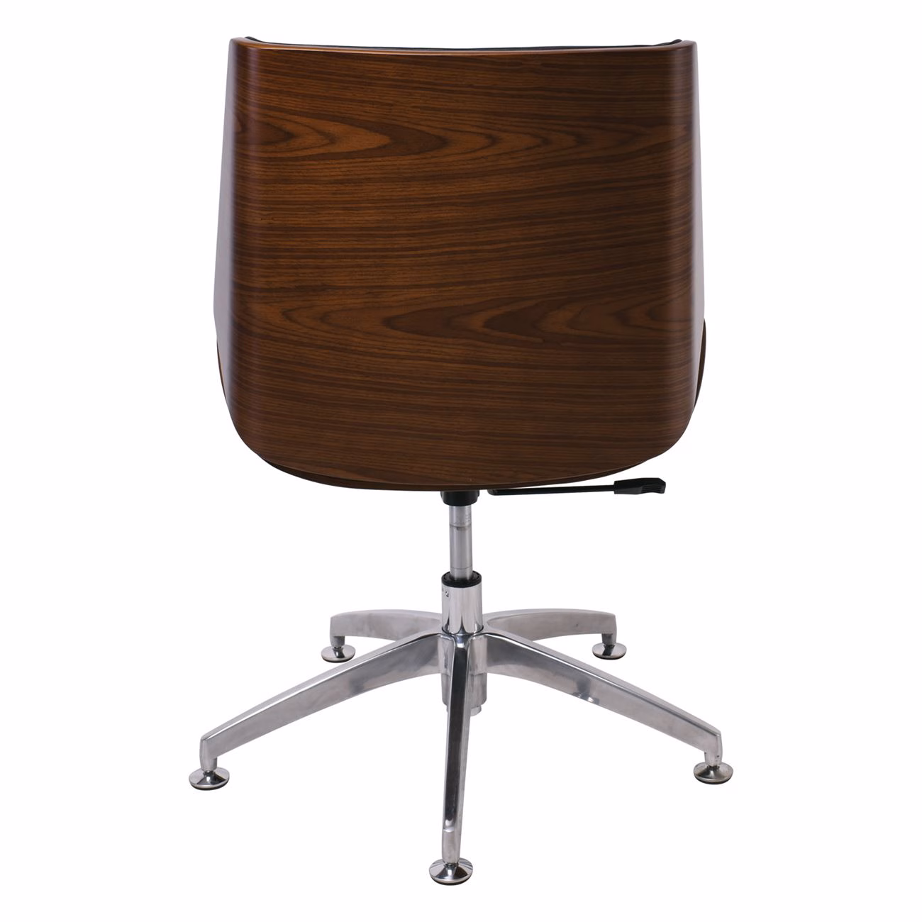 BF9860V Visitor Armchair Walnut/Pu Black - Image 5