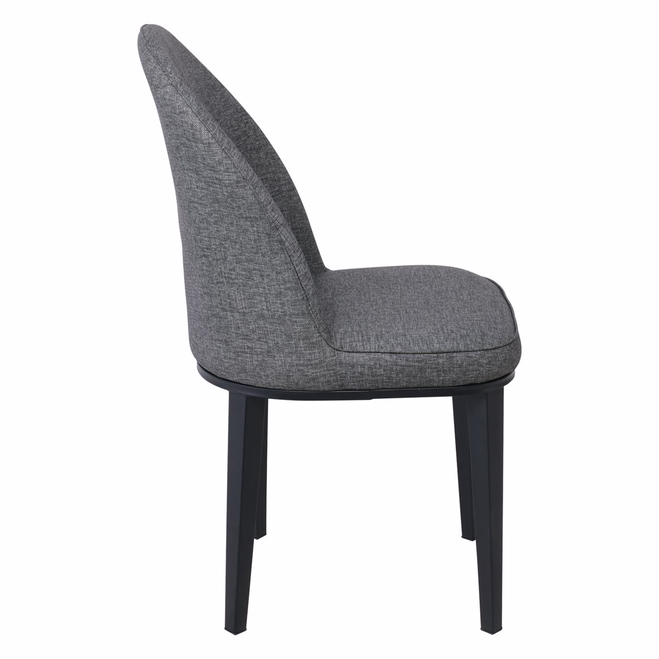 TEX Chair Metal Black Paint/Anthracite Linen Pu - Image 4