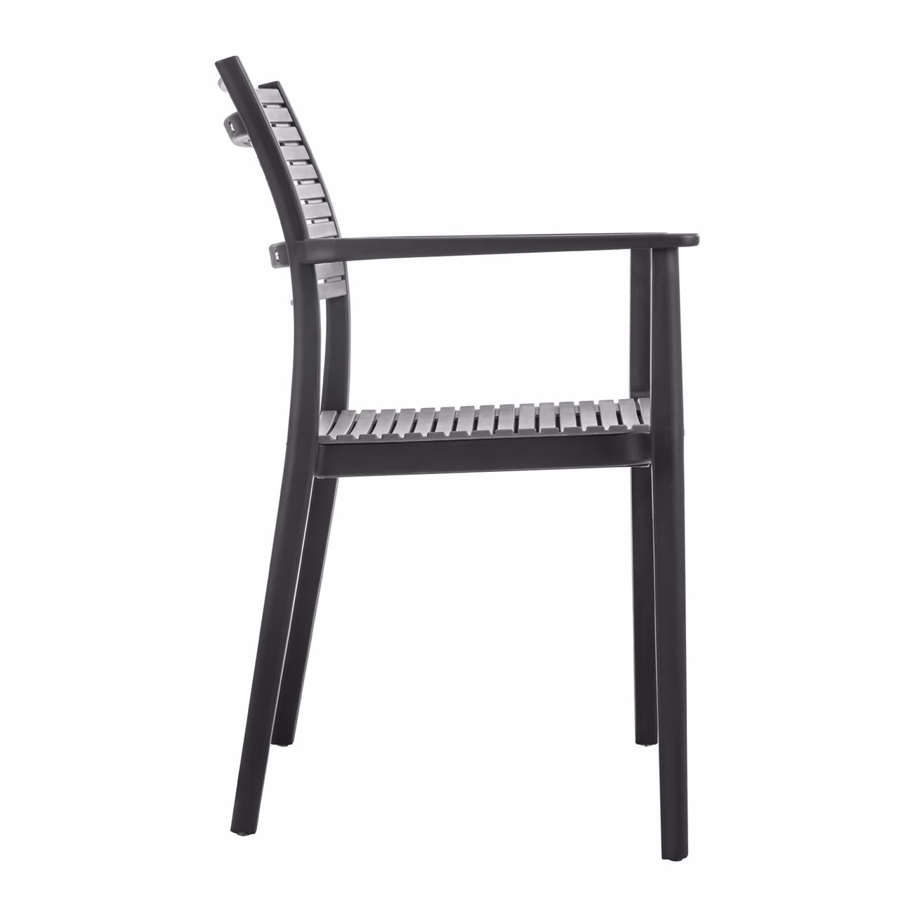 AKRON Armchair PP-UV Black/Grey - Image 4