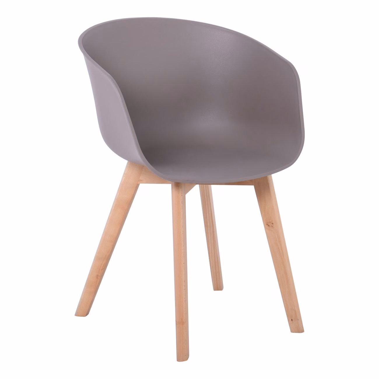 OPTIM Armchair PP Sand Beige (wooden leg) - Image 2