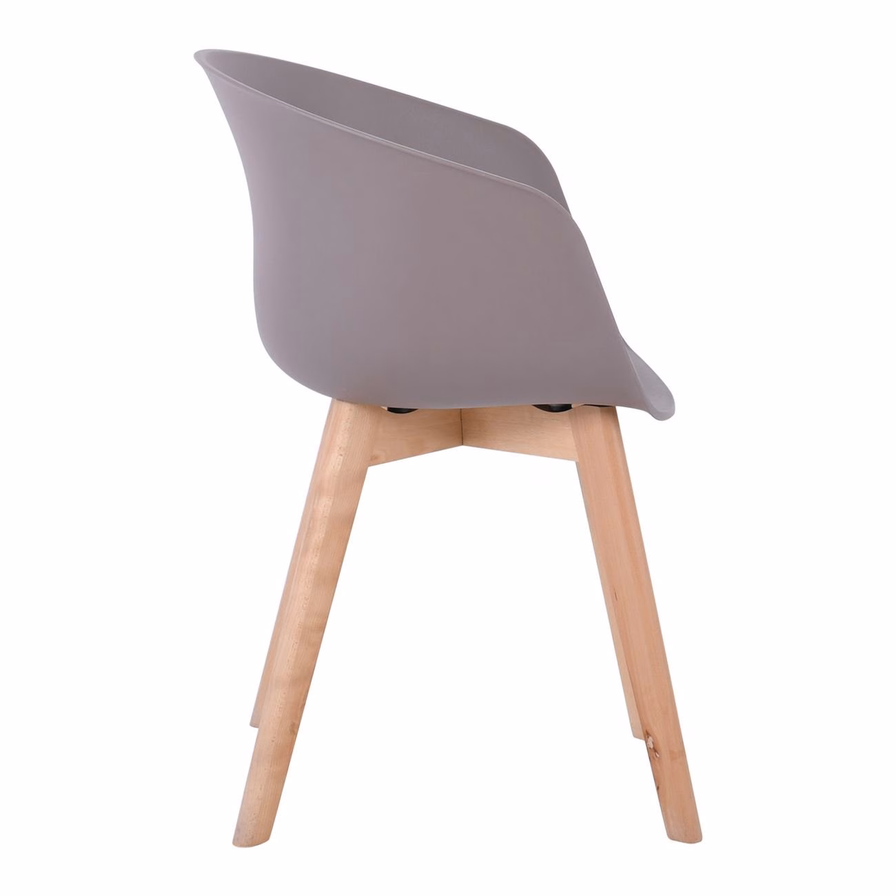 OPTIM Armchair PP Sand Beige (wooden leg) - Image 4