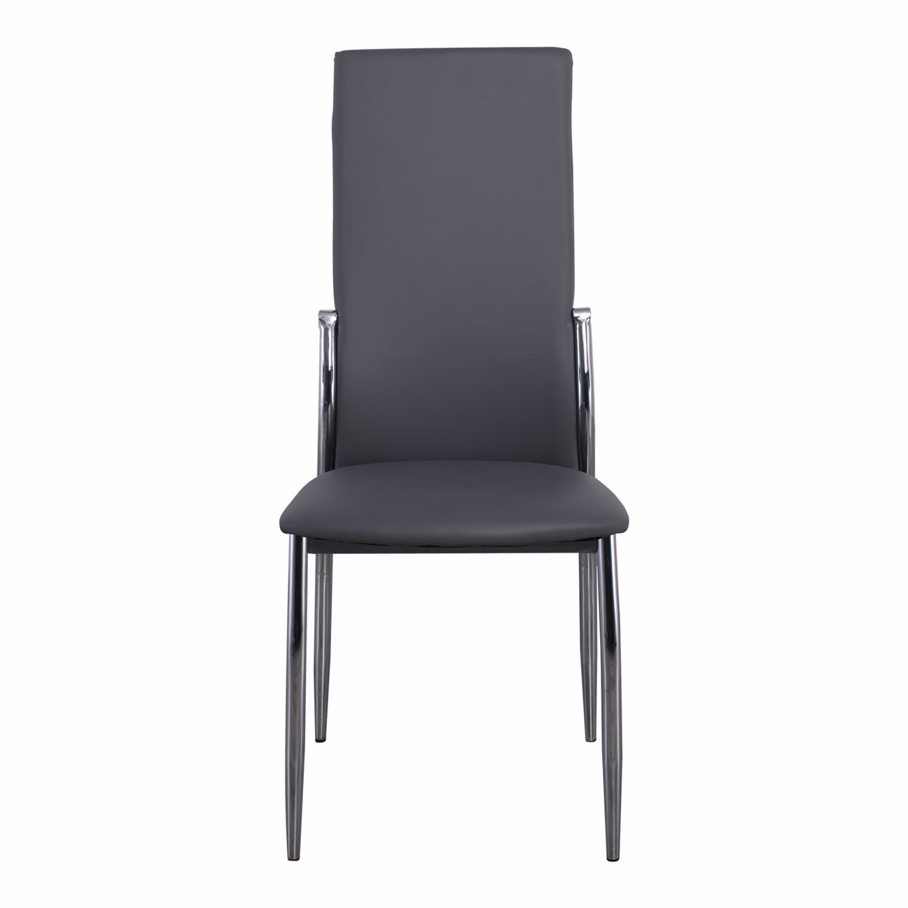 FRESH Chair K/D Chromed Frame/Grey Pu - Image 3
