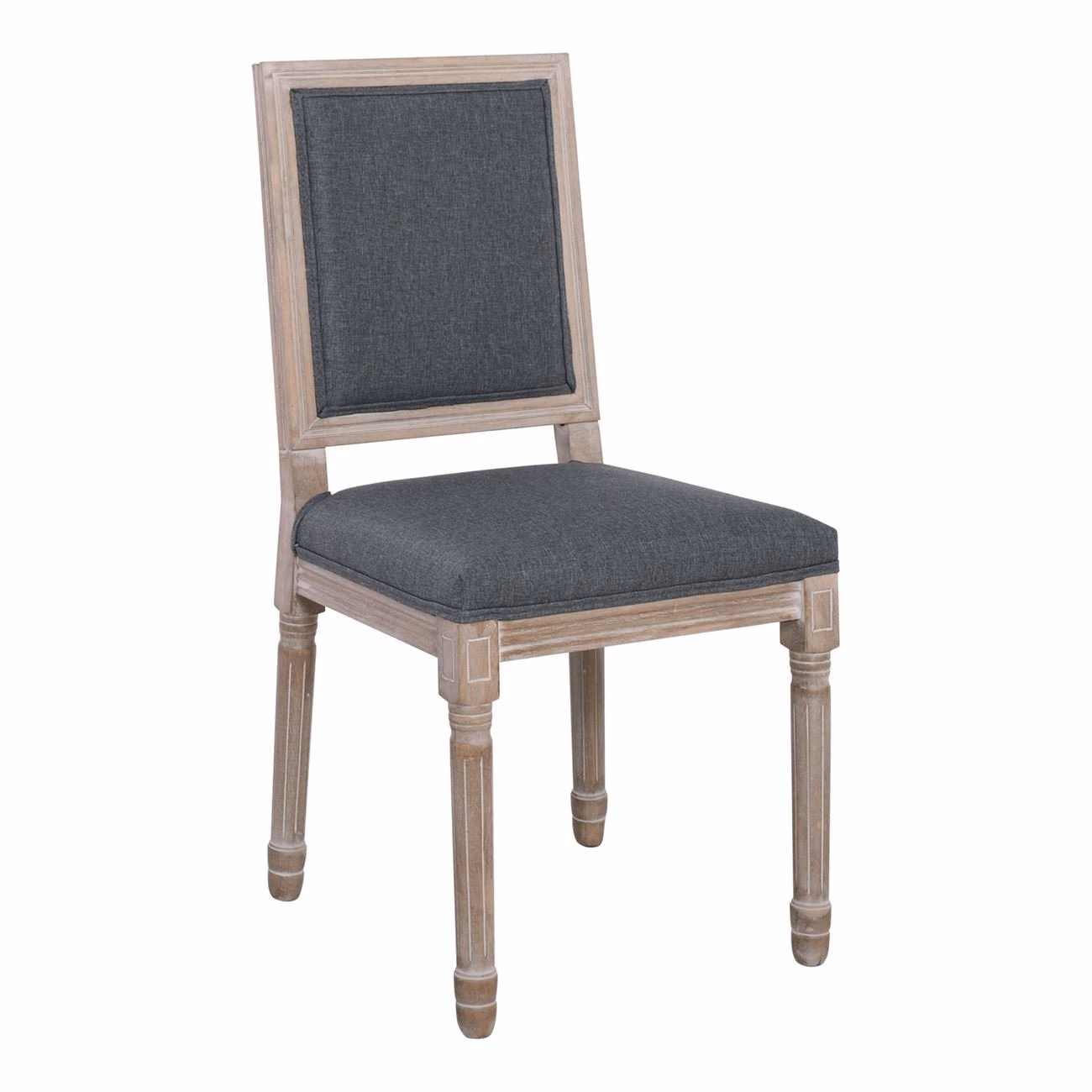 JAMESON Square Chair Decape/Fabric Grey - Image 2