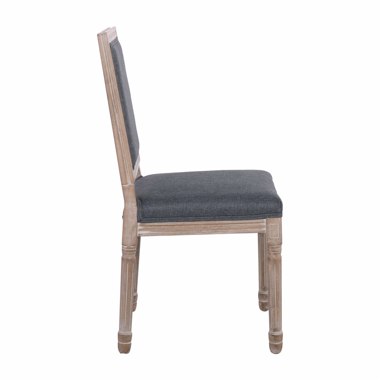 JAMESON Square Chair Decape/Fabric Grey - Image 4