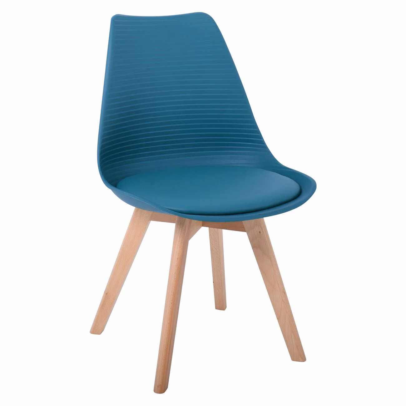 MARTIN STRIPE Chair PP Petrol (assembled cushion) - Image 2