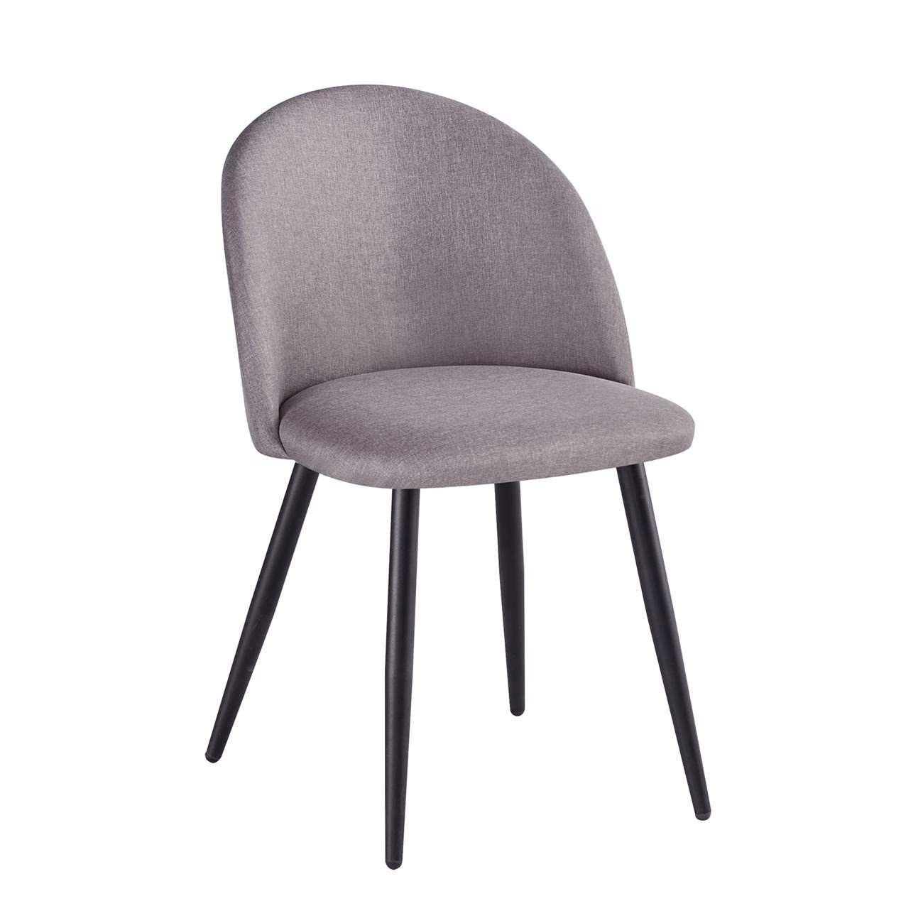 BELLA Chair Metal Black/Fabric Sand Grey - Image 2