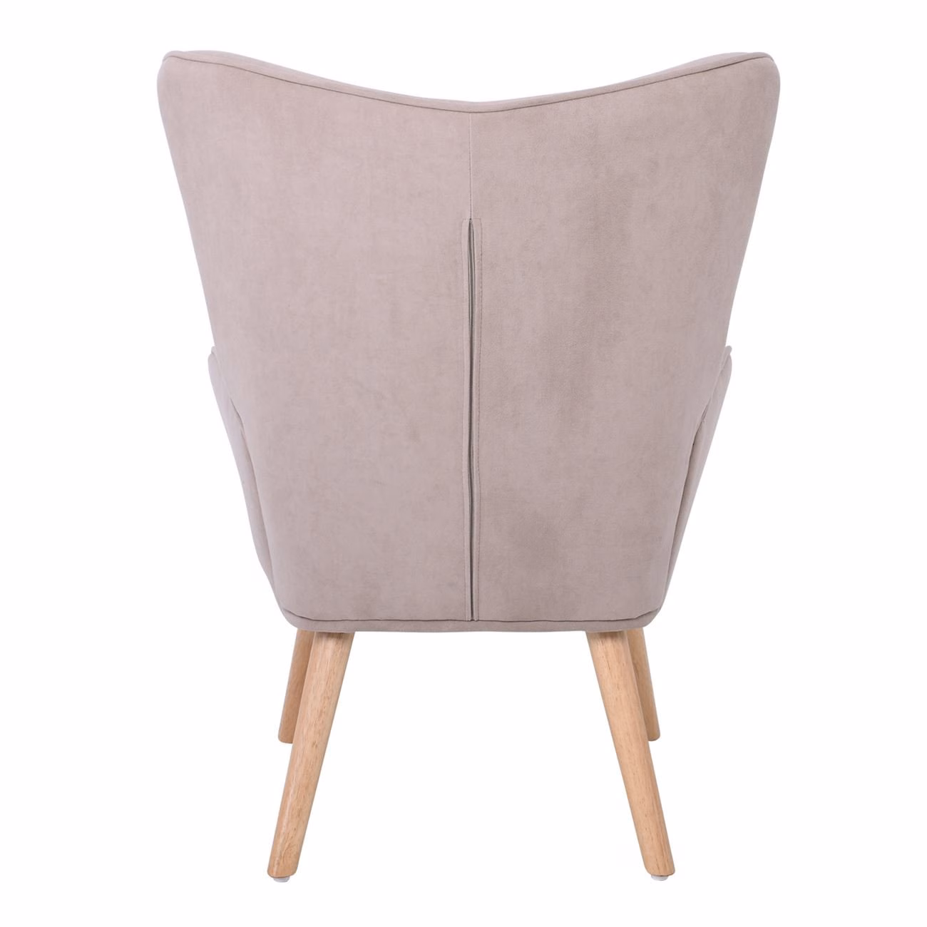 ALMA Armchair Natural / Velure Light Brown (K/D) - Image 4