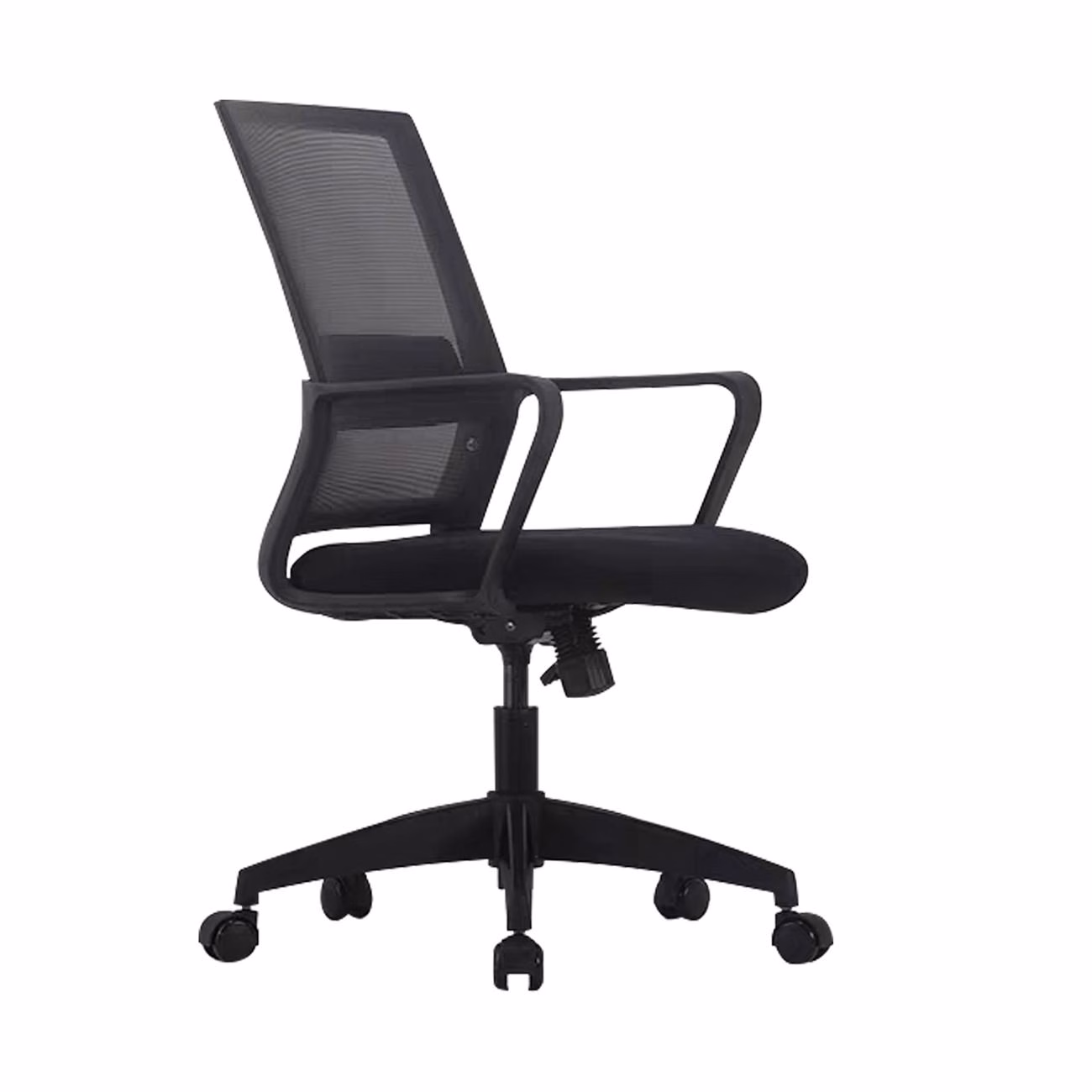BF2115 Office Armchair Black Mesh/Fabric - Image 2