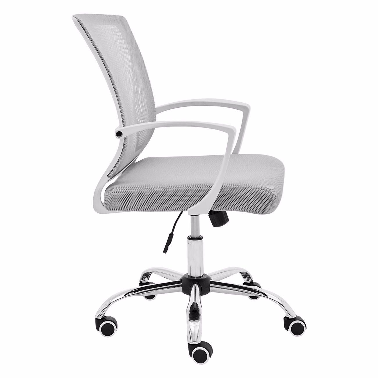 BF2120-S White Armchair Grey Mesh - Image 3