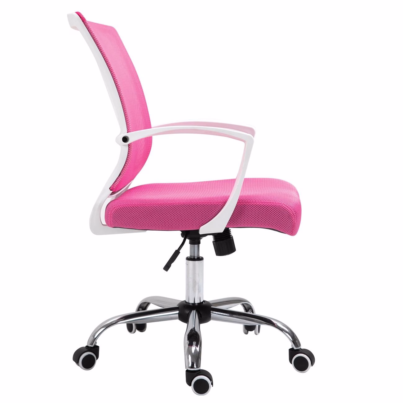 BF2120-S White Armchair Pink Mesh - Image 3