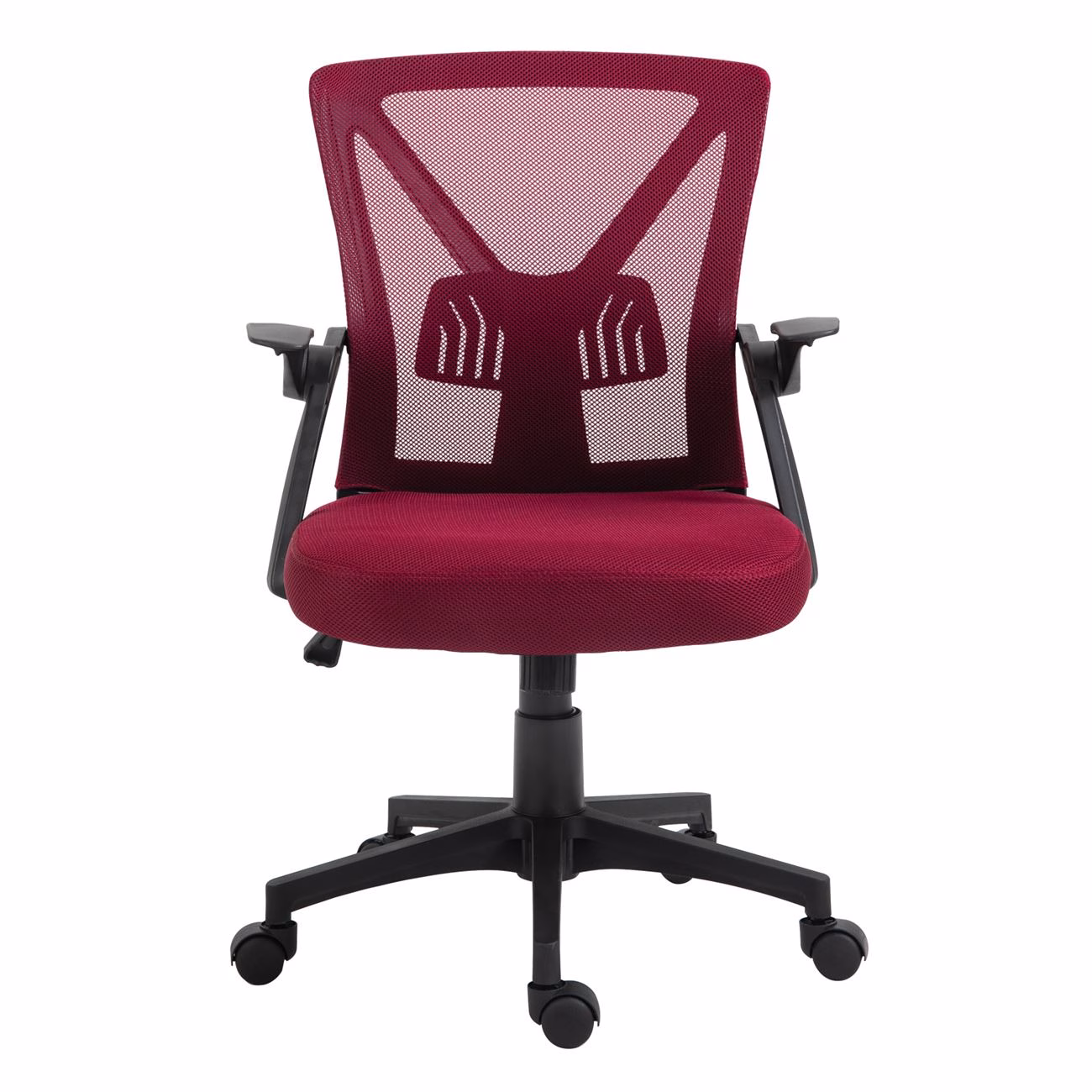 BF2130 Armchair Bordeaux Mesh - Image 4