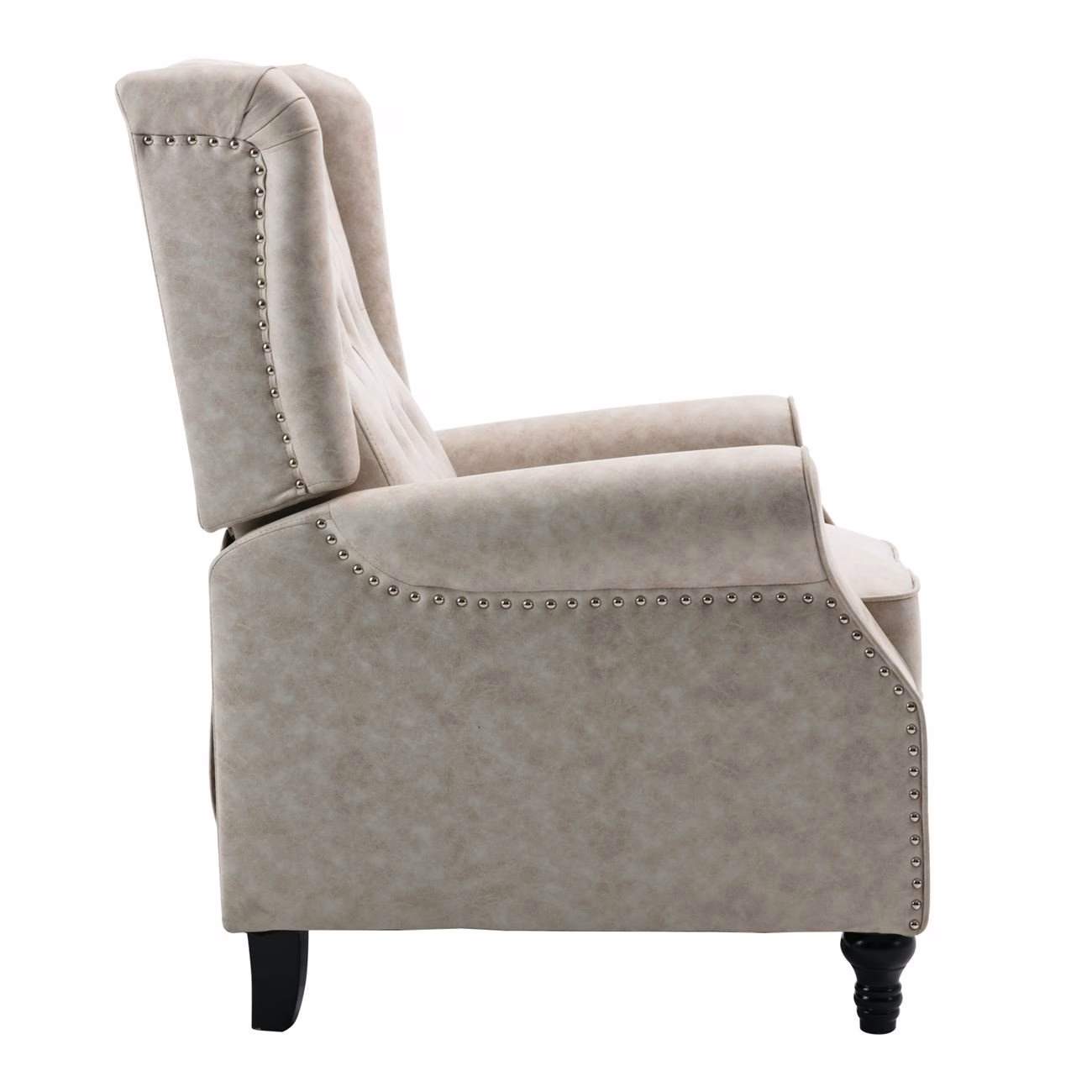 CHESTER Relax Armchair Antique Ecru Fabric - Image 3