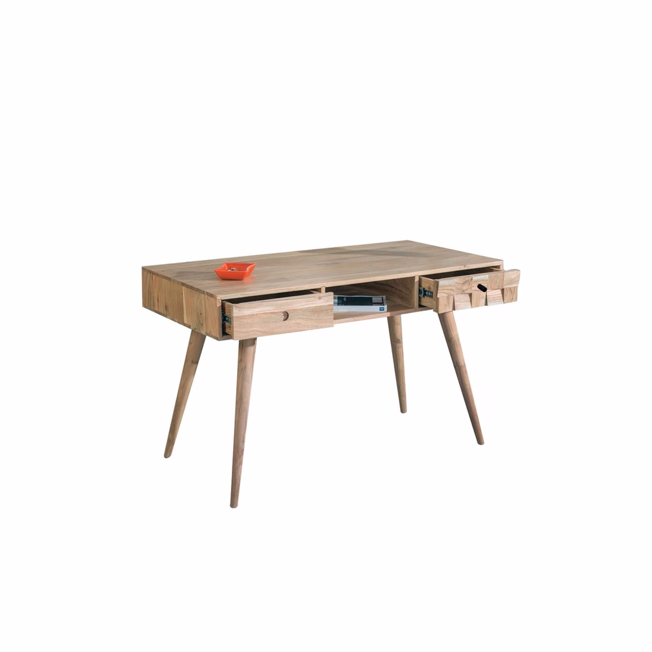 TEKA-W Console/Desk 117x60x76 Acacia Natural Finish - Image 2
