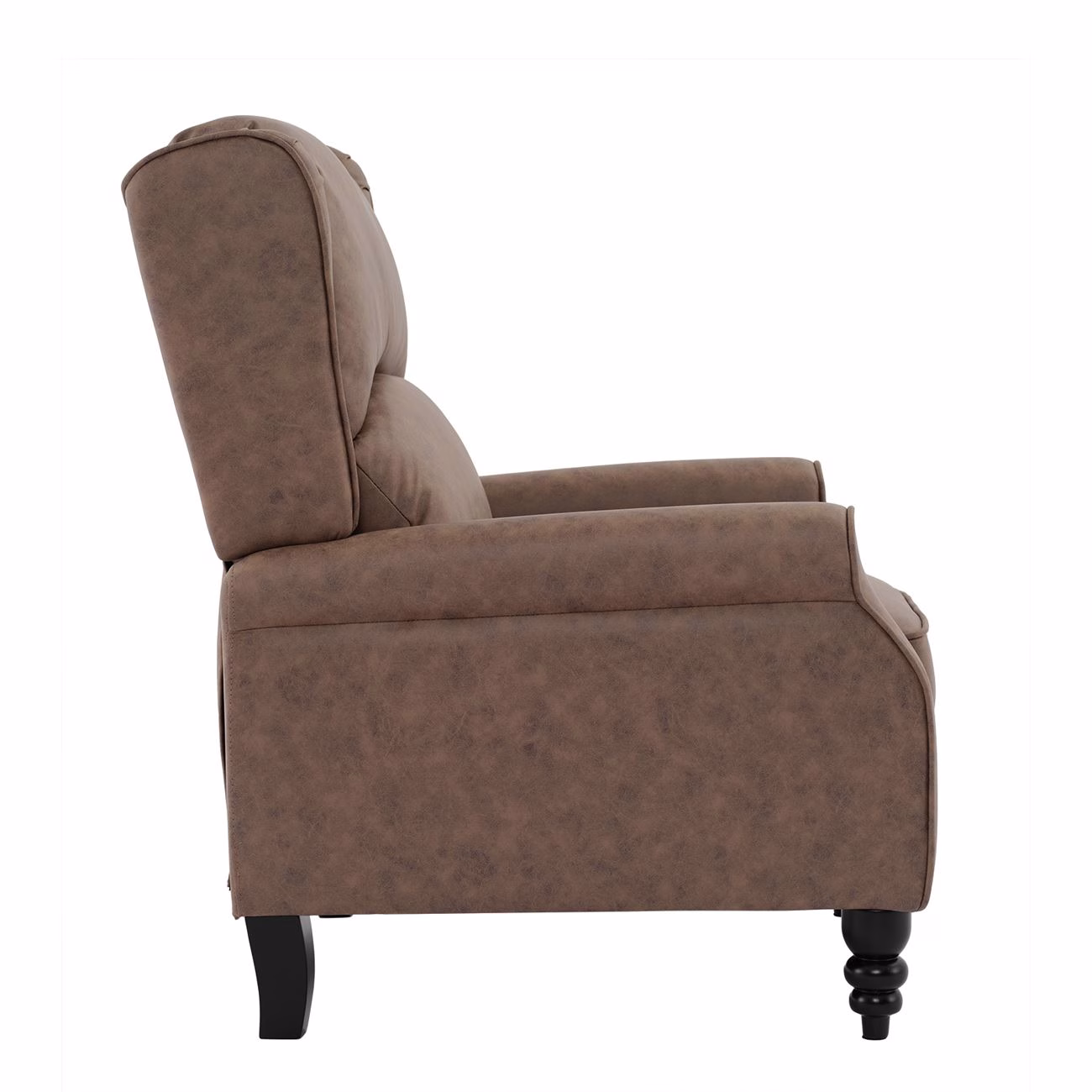 SIMPLE Relax Armchair Antique Brown Fabric - Image 3