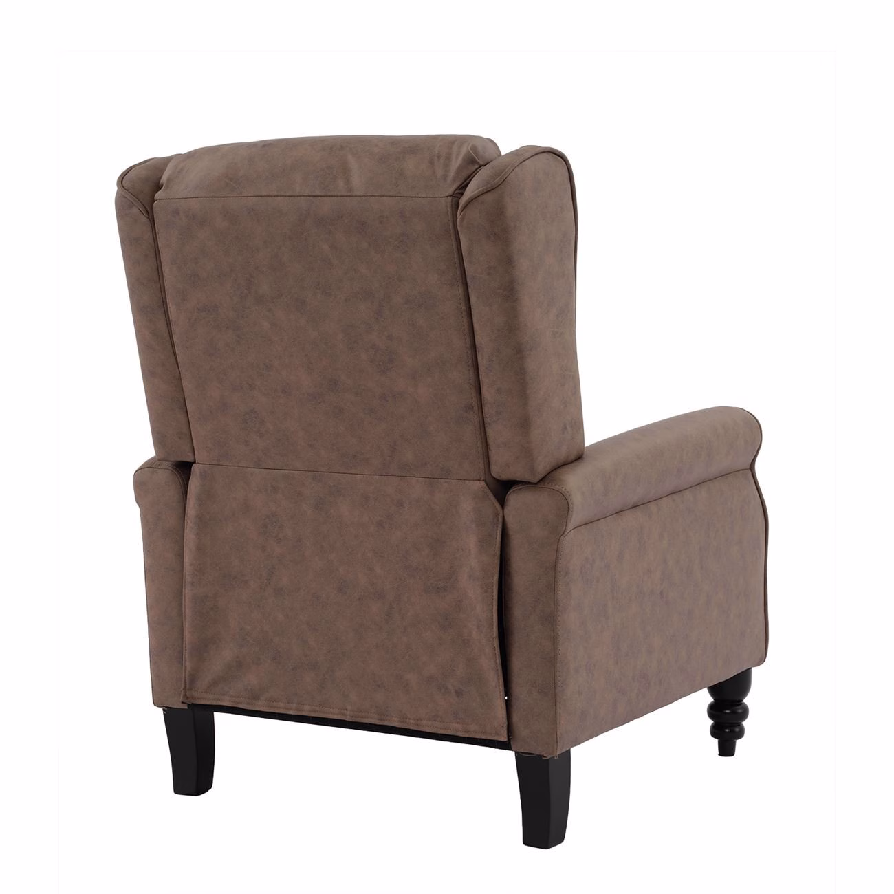 SIMPLE Relax Armchair Antique Brown Fabric - Image 4