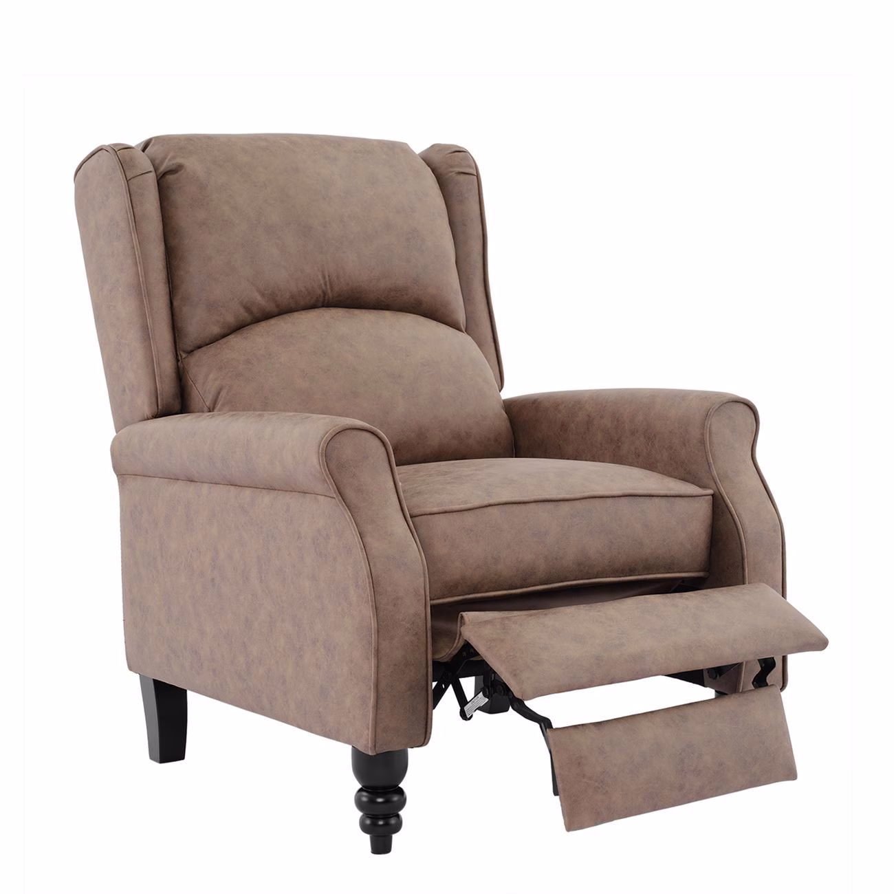 SIMPLE Relax Armchair Antique Brown Fabric - Image 5