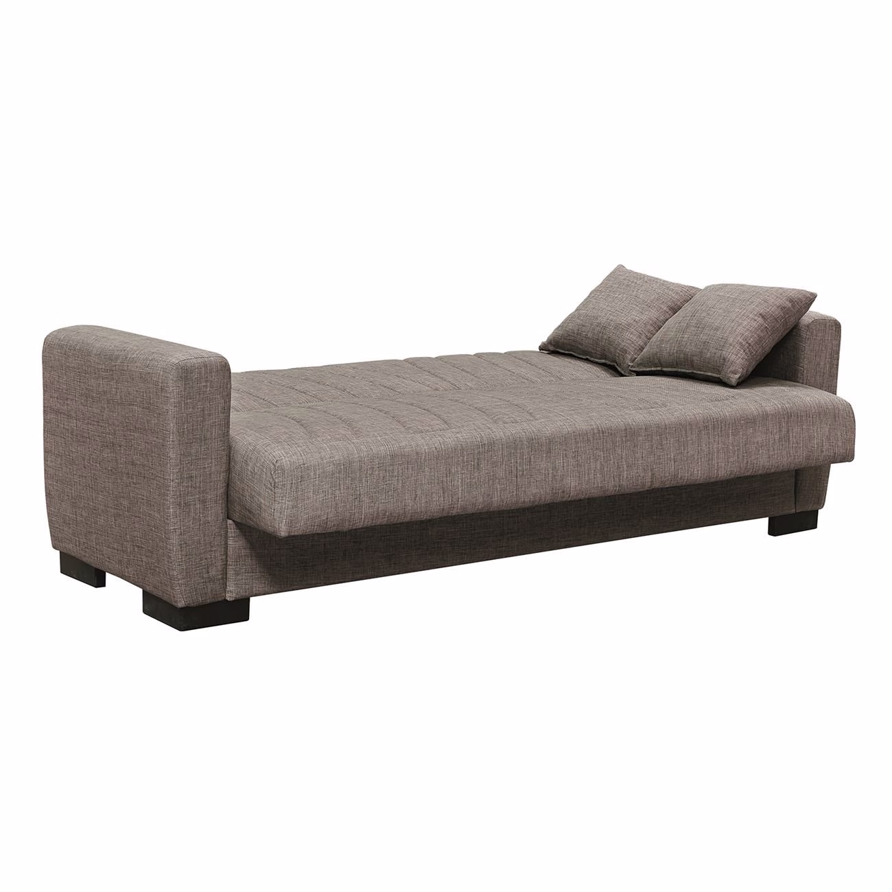 GALAXY Sofa-Bed with Storage 3-Seater / Fabric Brown - Image 5