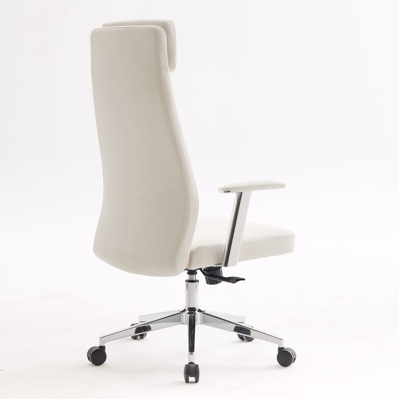 BF8800 Manager Armchair White Pu - Image 5