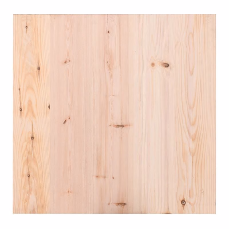 TABLE TOP 70x70cm/40mm Pine, Raw