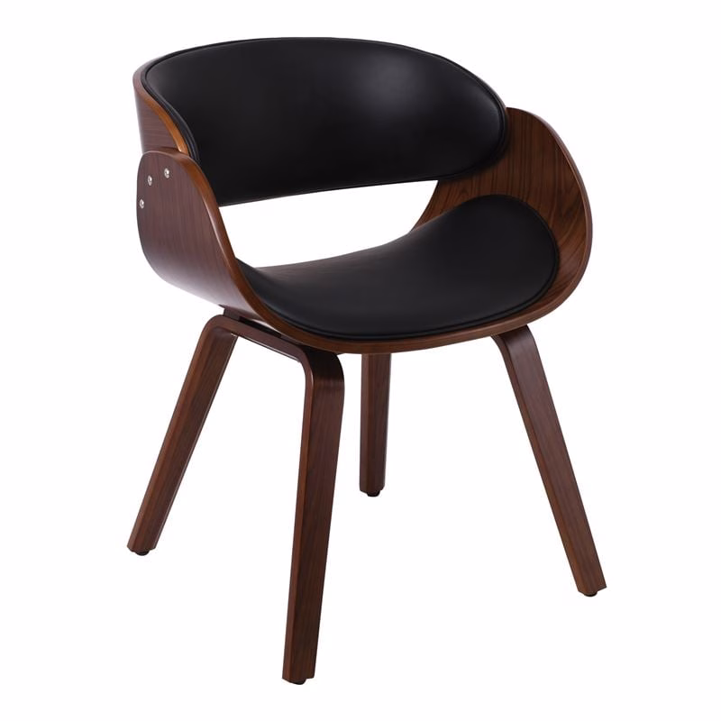 JOY Armchair-Pro Walnut/Pu Black